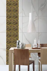 Azulejos de cerámica de alta calidad para pared, mosaico de oro metálico Popular, venta al por mayor