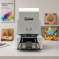 Printer Kotak Pizza Berkinerja Tinggi Semi-Otomatis Digital HP Page Wide A3 4-Warna CMYK Tinta Pigmen Berbagai Lebar
