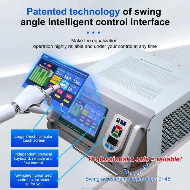 Heltec Energy Lithium Battery Repair Equipment 2S 32S New Energy Vehicles Battery Analyzer 25A Pulse Continuous