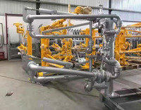 Bras de chargement automatique acier inoxydable/aluminium/acier au carbone pour chargement diesel dans les dépôts de pétrole pièce de machine chimique industrielle