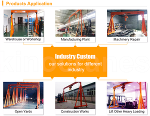 Grúa Móvil de Taller, Grúa Pequeña de 3 Toneladas, Grúa Pórtico Portátil para Almacén - Product Image 5