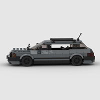 Compatible avec les briques de marque, petites pièces, voiture de course MOC, assemblage éducatif, bricolage, jouets de construction en plastique ABS pour enfants