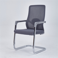 Cadre gris nouvelle chaise de bureau économique de style populaire moderne chaise de commis d'ordinateur