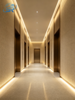 Batu Veneer Fleksibel MCM Tekstur Travertine Modern untuk Dekorasi Dinding Interior dan Eksterior