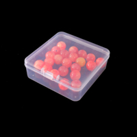 Boîte d'emballage en plastique PP carrée écologique, boîte de rangement transparente pour bijoux, quincaillerie, cadeaux, pièces électroniques, accessoires