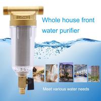 Filtre à eau en alliage autonettoyant automatique pour toute la maison, filtration 40 microns, débit de 6T/H, conception portable manuelle pour l'extérieur