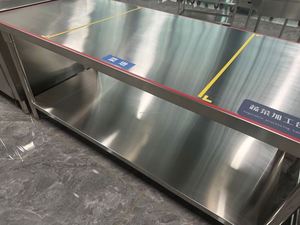 Xiangming Thương Mại Thép Không Gỉ Nhà Bếp Bàn Làm Việc Bàn Ghế Bàn Bằng Gỗ Cho Bánh Mì - Product Image 6