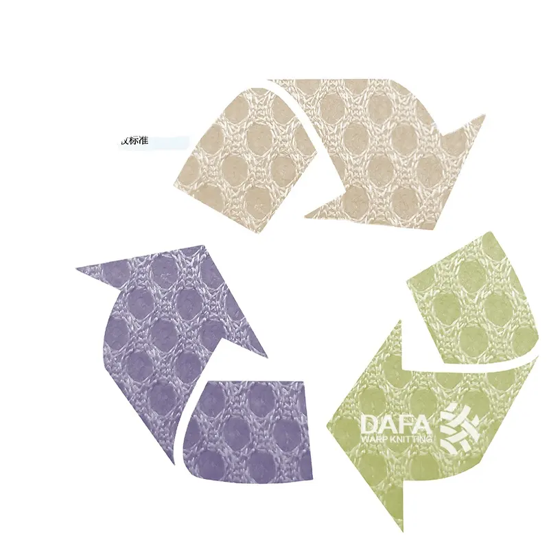 Recycling Warp Knitted 3D Mesh Fabric Eco-Friendly Sustainable Global Recycled Standard for Outdoor & Car Use