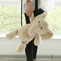 Jouets en peluche doux et apaisants, éléphant en peluche kaki, jouet en peluche doux, animal en peluche apaisant, cadeau pour adolescents, adultes, enfants