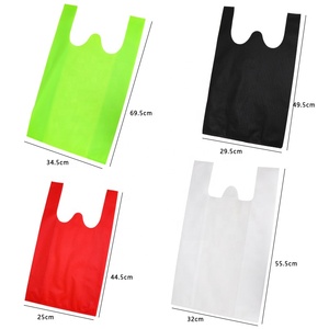 Sacs en Tissu Non Tissé Écologiques en Gros, Sacs de Courses Biodégradables avec Logo Personnalisé pour Supermarché et Plats à Emporter - Product Image 3