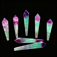 Vente en gros de tours de cristal artisanales en fluorite pastèque naturelle de haute qualité pour la décoration et les cadeaux
