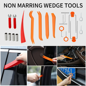 DB Automotive Professional Juego de herramientas de acero inoxidable de 34 piezas Sujetadores de larga distancia Cuña sin costuras Kit automotriz de emergencia de aire - Product Image 4