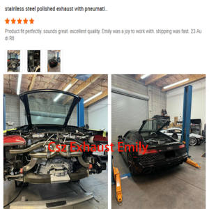 Échappement à soupape en acier inoxydable CSZ de haute qualité pour <span class=keywords><strong>Audi</strong></span> <span class=keywords><strong>R8</strong></span> V10 5.2L 2023 vannes pneumatiques à double sortie - Product Image 2