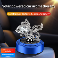 Nouveau diffuseur de parfum solaire rotatif 2026 pour voiture, déodorant d'ambiance pour console centrale