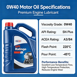 Huile moteur entièrement synthétique <span class=keywords><strong>0W40</strong></span> 0W-40 API SP, lubrifiant pour moteur à essence, pour véhicules à essence turbo, vente en gros OEM - Product Image 3