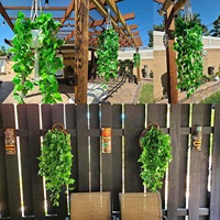 Tanaman Hias Artificial Real Touch Ivy Vine untuk Hiasan Dinding Scindapsus Pothos Dekorasi Rumah Indoor Outdoor Grosir
