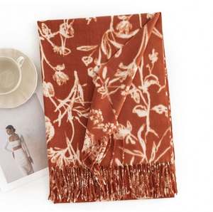 Bufanda Estampada de Poliéster y Cachemira, Estilo Dulce, Nueva Colección 2024, Versión Coreana, Bufandas Largas de Moda para Mujer, YHK0038 - Product Image 6