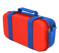 Sac Mario de grande capacité en matériau EVA imperméable avec un ensemble complet d'accessoires pour Nintendo Switch