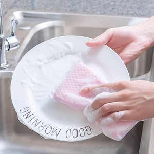 Nhà bếp món ăn rửa <span class=keywords><strong>Net</strong></span> vải miếng bọt biển làm sạch <span class=keywords><strong>pad</strong></span> không đầu chà miếng đệm <span class=keywords><strong>Net</strong></span> rửa chà miếng bọt biển - Product Image 2