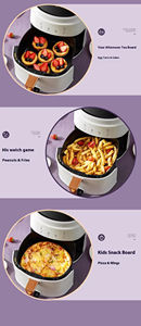 Entrega Rápida Freidora Eléctrica Inteligente de 8L 1400W 2022 con Pantalla Táctil Rosa Personalizada, Freidora de Aire Caliente sin Aceite - Product Image 5