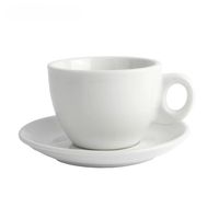 Maßgefertigtes Umweltfreundliches Weißes Porzellan Tee- und Kaffeetassen-Set Personalisierte Keramik-Untertassen für Werbegeschenke Heim Restaurant Hotel Nutzung