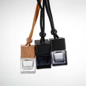 Botellas difusoras vacías de vidrio para coche de Color negro, botella de Perfume colgante con sello de tapón de rosca para embalaje cosmético - Product Image 2