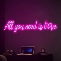 Lumières néon LED personnalisées, décorations pour hôtel, fête d'anniversaire, matériau PVC certifié IP65, alimentation 12V, enseigne avec logo Joyeux anniversaire