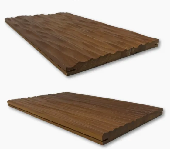ألواح خشبية مرنة من الخشب الحقيقي نصف مستديرة من خشب التمبور ألواح زخرفية للجدران نصف مستديرة