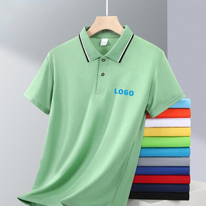 Customized Quick Drying Polo Shirts Work Clothes Short Sleeves Advertising Shirts T-Shirts Printed Corporate Group Uniforms