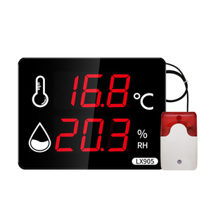 <span class=keywords><strong>Termoigrometro</strong></span> <span class=keywords><strong>Digitale</strong></span> LX905-F con Funzione di Allarme, Monitoraggio Temperatura e Umidità, Display LCD per Casa, Ufficio, Magazzino - Product Image 1