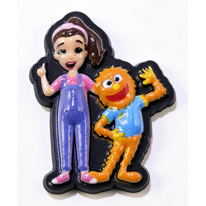 Abalorios de PVC personalizados de dibujos animados para <span class=keywords><strong>zuecos</strong></span>, accesorios para zapatos, Rachel Anne Accurso, abalorio para zapatos de la Sra. Rachel, para niños - Product Image 4