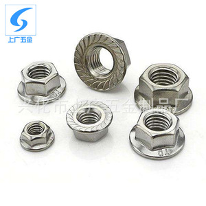 Écrou à bride hexagonale en acier inoxydable M4 M16 DIN6923, écrou de blocage anti-desserrage pour l'industrie de la construction - Product Image 3