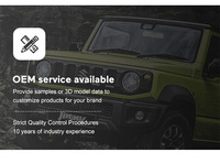 Accesorios 4x4 para Land Cruiser, Visera de Ventilación Serie FJ80, Deflector de Viento Negro, Material PMMA, para Ventana de Coche