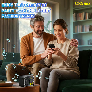 Altavoz Subwoofer Inalámbrico Transparente de Gran Volumen con Luces de Colores, Mini Altavoz de Acero, Moderno y Genial, Ideal para Regalo - Product Image 3