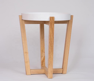 ชุดโต๊ะกาแฟทรงกลมสไตล์วินเทจในห้องนั่งเล่นการออกแบบเฟอร์นิเจอร์สไตล์โมเดิร์นแบบ GRC น้ำหนักเบาสไตล์วินเทจในเวียดนาม - Product Image 2