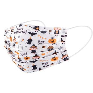 Masque facial jetable de Noël et d'Halloween avec motifs pour adultes, respirant, 3 plis, pour fêtes et événements - Product Image 2