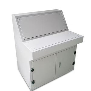 Consola de Control Industrial Ergonómica, Consola de Operador, Caja de Distribución Eléctrica de 7.5kw, Consola de Distribución de Equipos Metálicos - Product Image 1