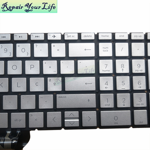 Máy Tính Xách Tay Bàn Phím Backlit Cho HP 15 Da CX CS DK DF CR 17 250 255 G7 PO Bồ Đào Nha Bạc bàn Phím Trên Bán 93320 Xpa SN8172BL1 - Product Image 4