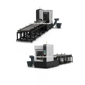 Cortadora de alta velocidad Máquina de sierra circular automática CNC para corte de tubo de barra de acero metálico