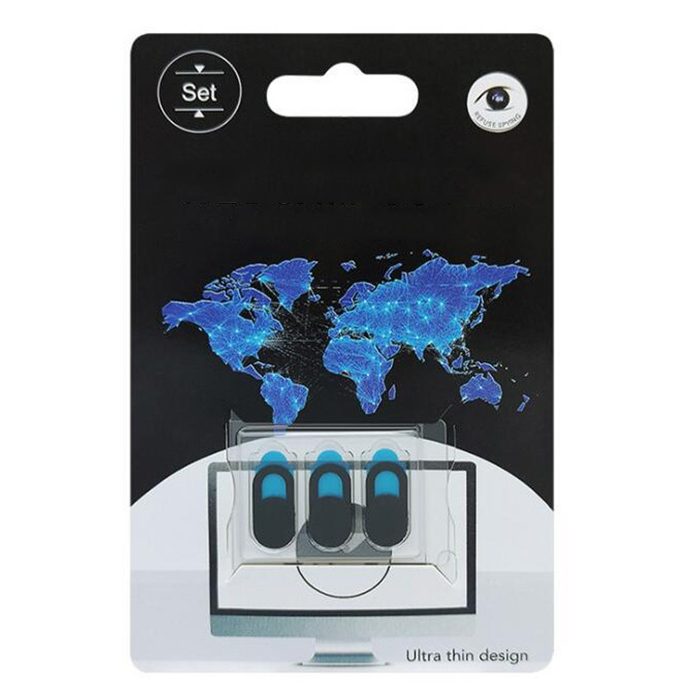 Paquete Oval de la tarjeta de 3PCs Black +