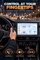 Système de navigation automobile 9 pouces 10 pouces Lecteur multimédia automobile MP5 sans fil Carplay Android Écran tactile IPS Radio WIFI