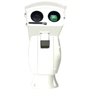 37X 2000m di Visione Notturna di ir Laser a infrarossi di sorveglianza a lunga distanza di Rete Termica Anti-corrosione Ibrido Pan & Tilt macchina fotografica