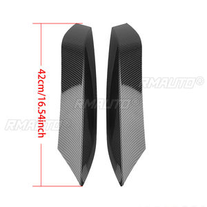 Pour BMW F80 M3 F82 F83 M4 2014-2019 : Cache d'admission d'air latéral, séparateur de pare-chocs avant, lèvre de spoiler, canard, garniture de paupière, cadre d'admission, couvercle de spoiler supérieur - Product Image 4