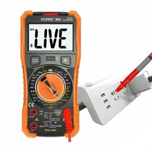 Voltímetro y Amperímetro LCD de Alta Precisión con Auto-Rango, Profesional para Electricistas de HVAC, 1 Año de Garantía, IP56 - Product Image 6