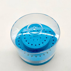 Caja para fresas dentales con 60 orificios, estuche de almacenamiento y esterilización para instrumentos dentales, certificado CE - Product Image 1