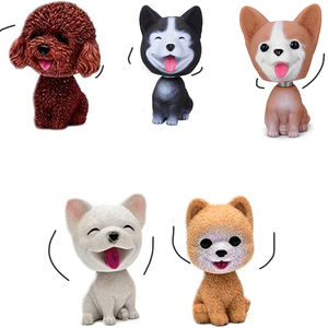 <span class=keywords><strong>Personnalité</strong></span> voiture accessoires résine artisanat secouant la tête chien conception personnalisée mignon Bobblehead Animal Statue ornement - Product Image 1