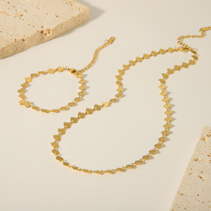 Stainless Steel Plated 18K Gold Shell <strong>Guarantee</strong> <strong>Chain</strong> Lock Bone <strong>Chain</strong> Fashionable and Minimalist Bracelet Women's Jewelry - Product Image 4