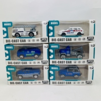 Mini voitures jouets en alliage moulé sous pression, bus de course à friction et à rétrofriction, kart, camion de construction, camion de pompiers pour enfants, cadeaux de jeu d'imitation
