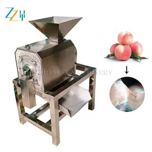 Easy Operation Mango De-stoner And Pulping Machine / Machine For Making Mango Juice / Peach Pulp Machine
