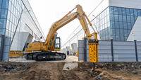 Excavatrice sur chenilles hydraulique HengWang 22,3 tonnes, système entièrement hydraulique ISUZU, accessoires multifonctionnels à changement rapide, haute/basse performance